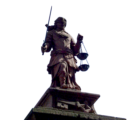 Gerechtigkeitsbrunnen in Worms